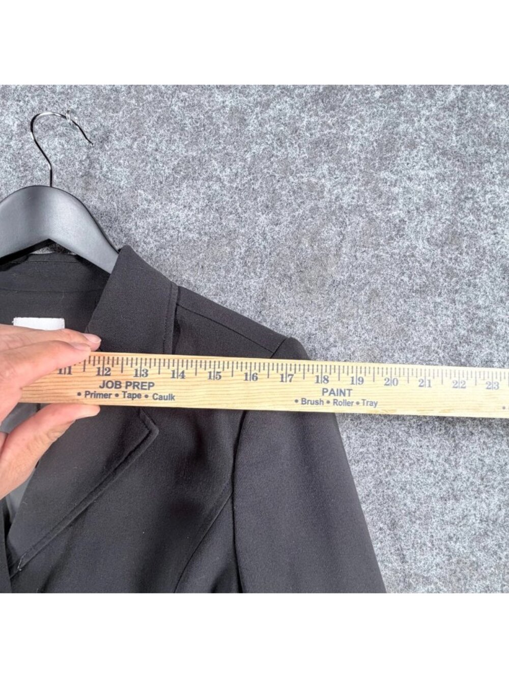 Charter Club Jacket Blazer Womens 16 Gray Notch Single Breasted Business Office - Picture 11 of 16